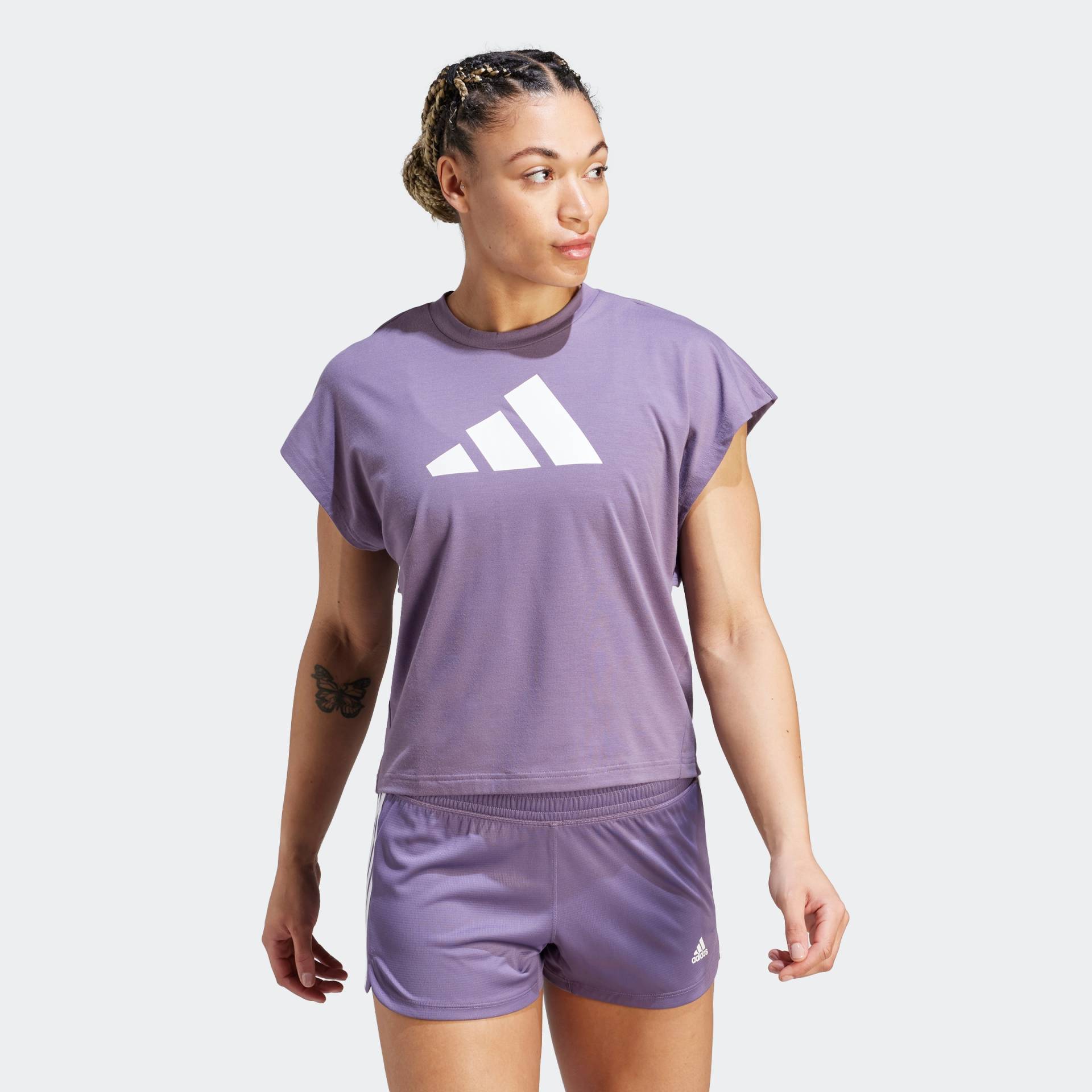 adidas Performance T-Shirt »TRAIN ICONS TRAINING REGULAR FIT LOGO« von adidas performance