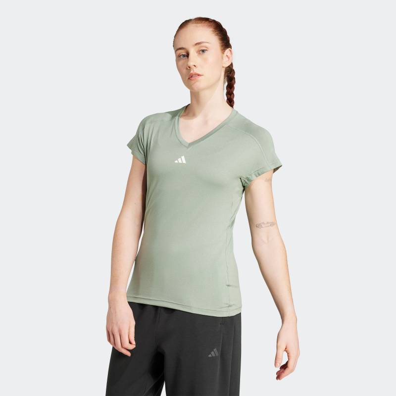adidas Performance T-Shirt »WE MIN T«, Trainingsshirt, feuchtigkeitsabsorbierend mit V Ausschnitt von adidas performance