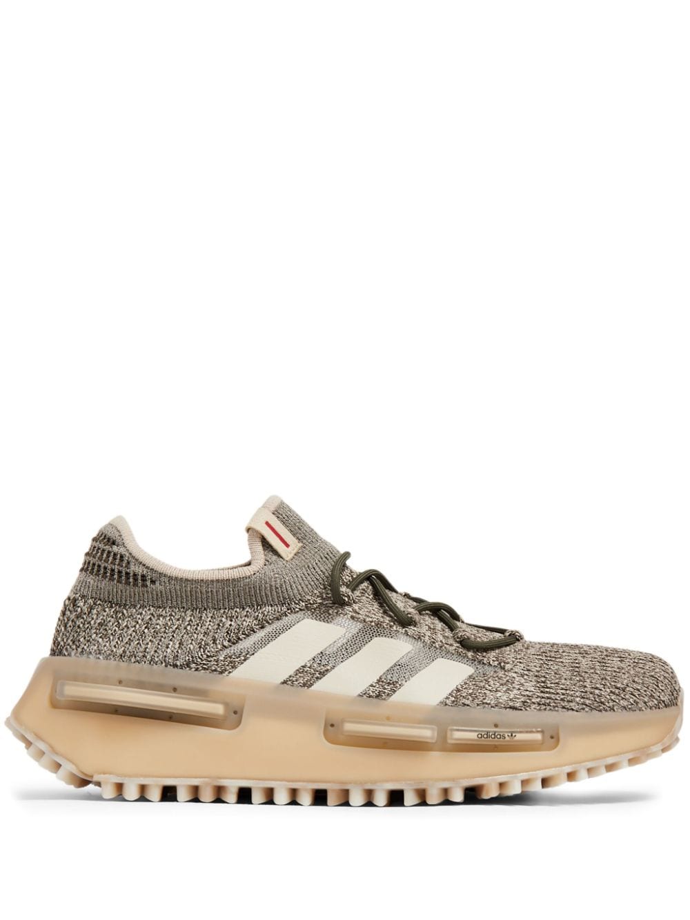 adidas 3-stripes lace-up sneakers - Neutrals von adidas