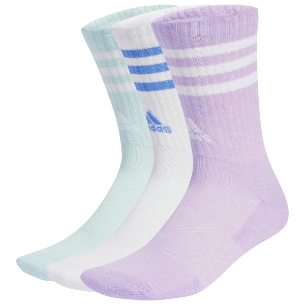adidas - 3S Cushioned Sportswear Crew 3-Pack - Multifunktionssocken Gr L;M;S;XL schwarz;weiß von adidas