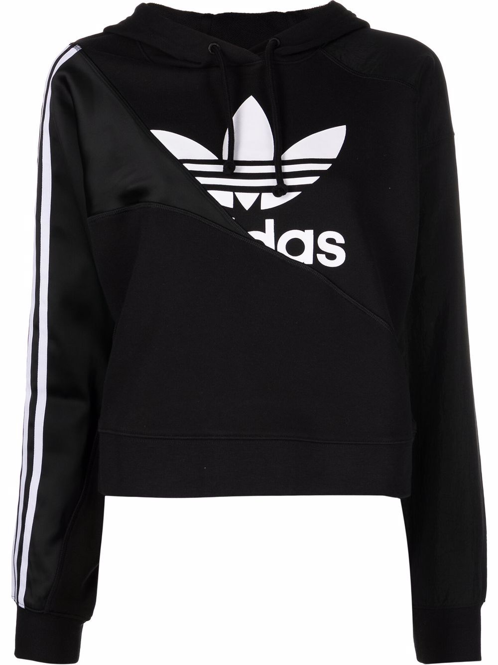 adidas Adicolor Split Trefoil hoodie - Black von adidas