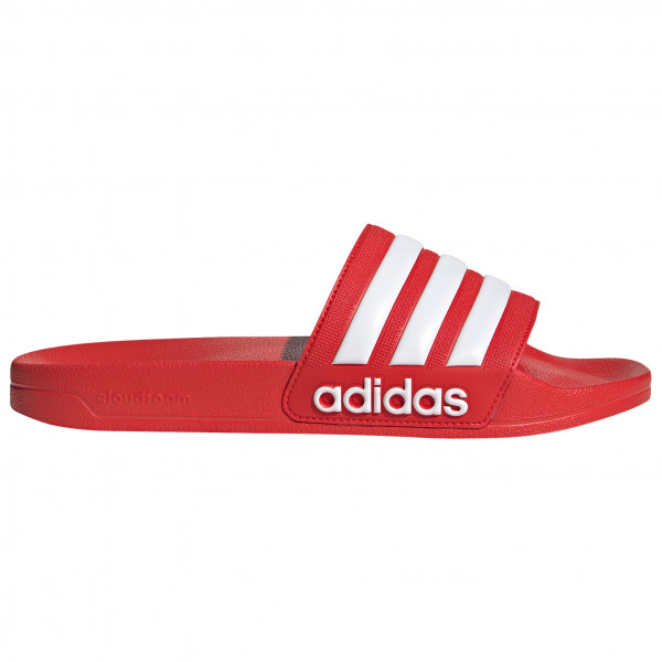 adidas - Adilette Shower - Sandalen Gr 10 rot von adidas