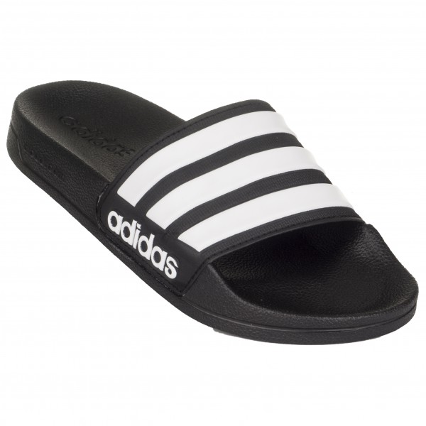 adidas - Adilette Shower - Sandalen Gr 10 schwarz von adidas
