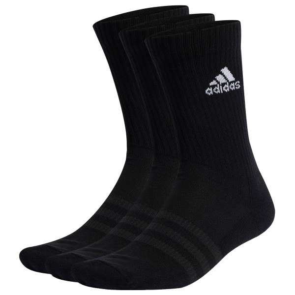 adidas - Cushioned Sportswear Crew Socks 3-Pack - Multifunktionssocken Gr S schwarz von adidas