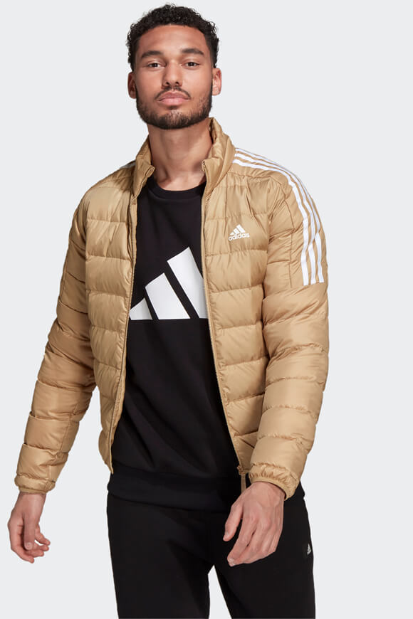 Adidas Leichte Puffer Daunenjacke | Beige Tone | Herren  | L von Adidas