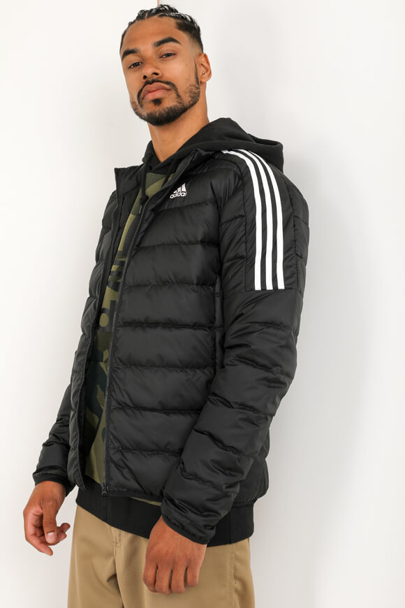 Adidas Leichte Puffer Daunenjacke | Schwarz | Herren  | L von Adidas