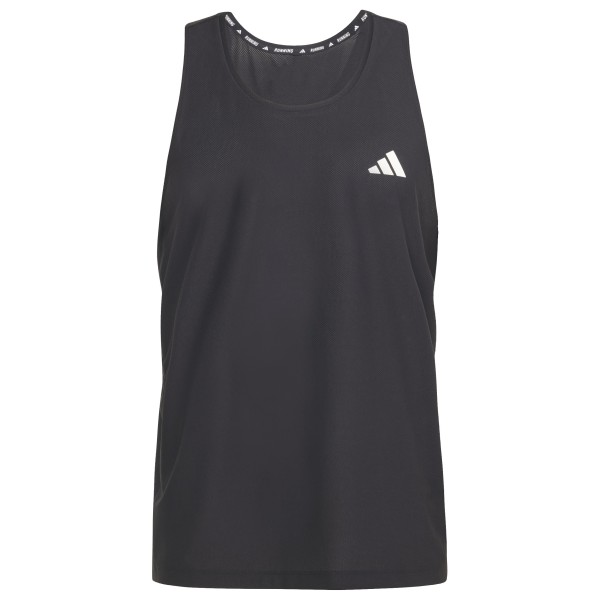 adidas - Own the Run Bars Tank - Tank Top Gr M - Regular grau adidas - Own the Run Bars Tank - Tank Top Gr M - Regular grau von adidas