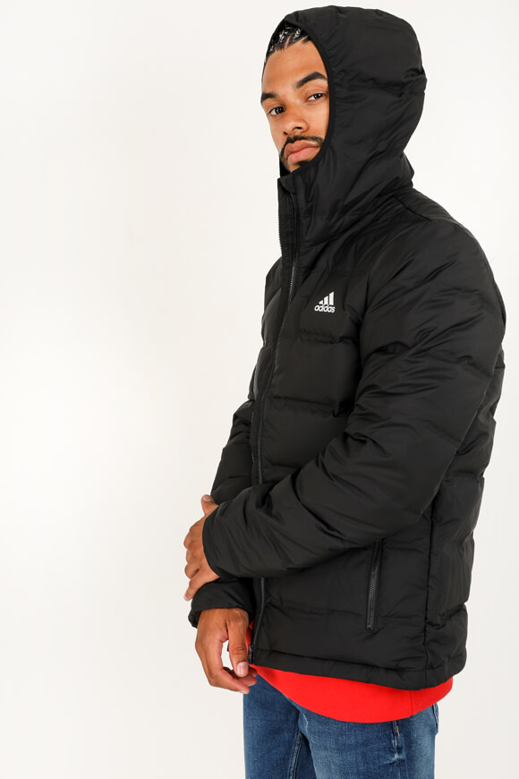 Adidas Puffer Daunenjacke | Schwarz | Herren  | L von Adidas