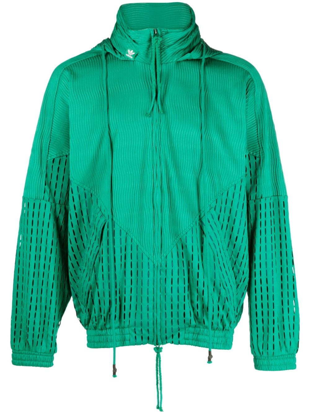 adidas SFTM perforated hooded jacket - Green von adidas