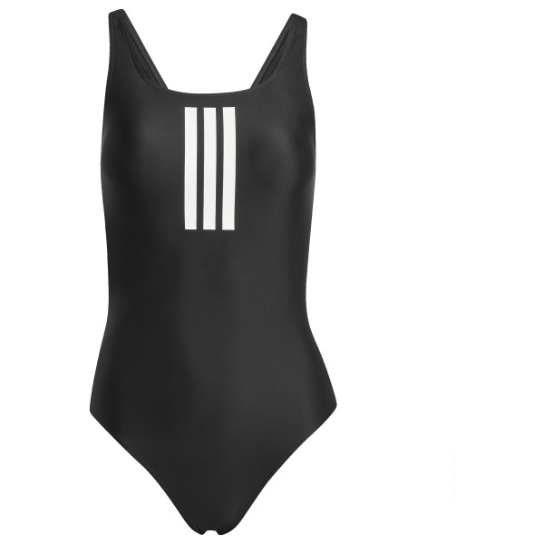 adidas - Women's 3 Stripes Mid Suit - Badeanzug Gr 46 schwarz von adidas