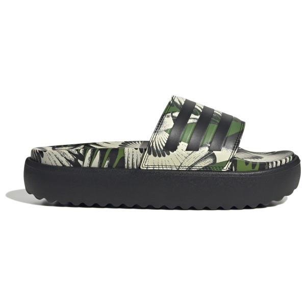 adidas - Women's Adilette Platform - Sandalen Gr 5 grau/schwarz von adidas