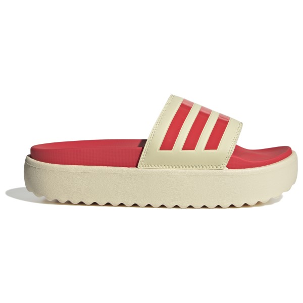 adidas - Women's Adilette Platform - Sandalen Gr 7 beige von adidas