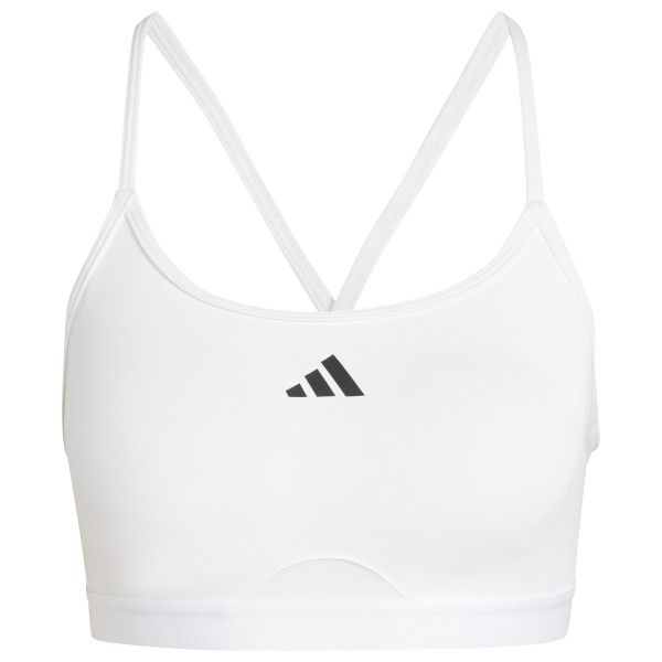 adidas - Women's Aeroimpact Light Support Bra - Sport-BH Gr M weiß von adidas
