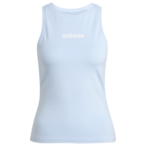 adidas - Women's Linear Single Jersey Tank - Tank Top Gr XS grau von adidas