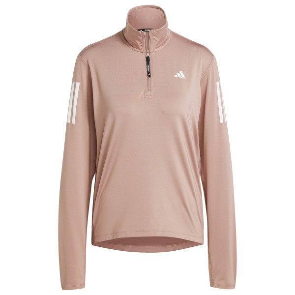 adidas - Women's Own The Run Half Zip - Laufshirt Gr XS rosa/braun von adidas