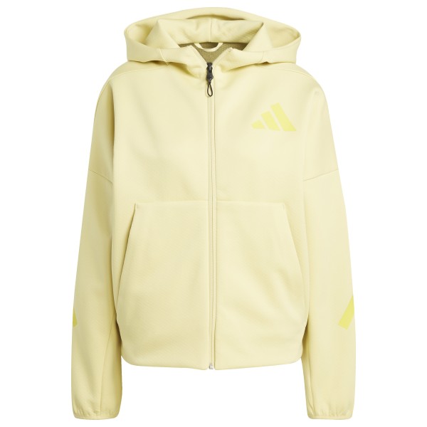 adidas - Women's Z.N.E. Full Zip - Hoodie Gr M gelb von adidas