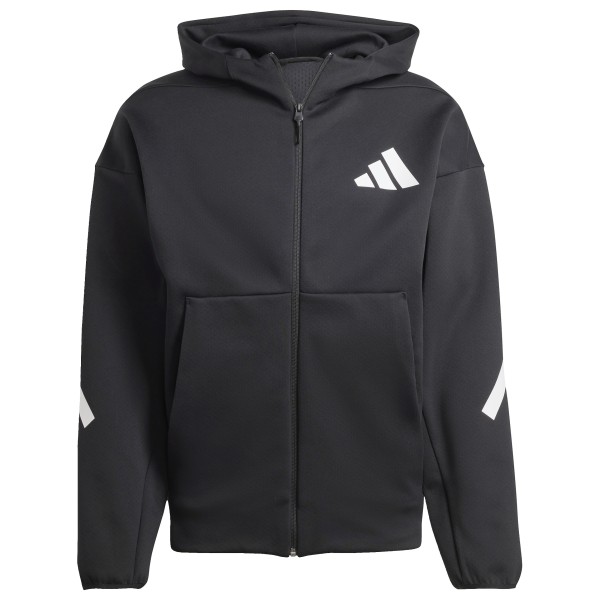 adidas - Z.N.E. Full Zip - Zip-Hoodie Gr XXL schwarz/grau von adidas