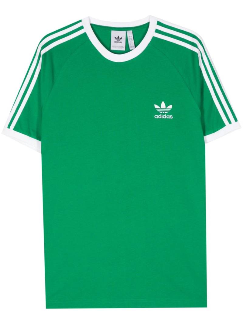 adidas embossed-logo cotton T-shirt - Green von adidas