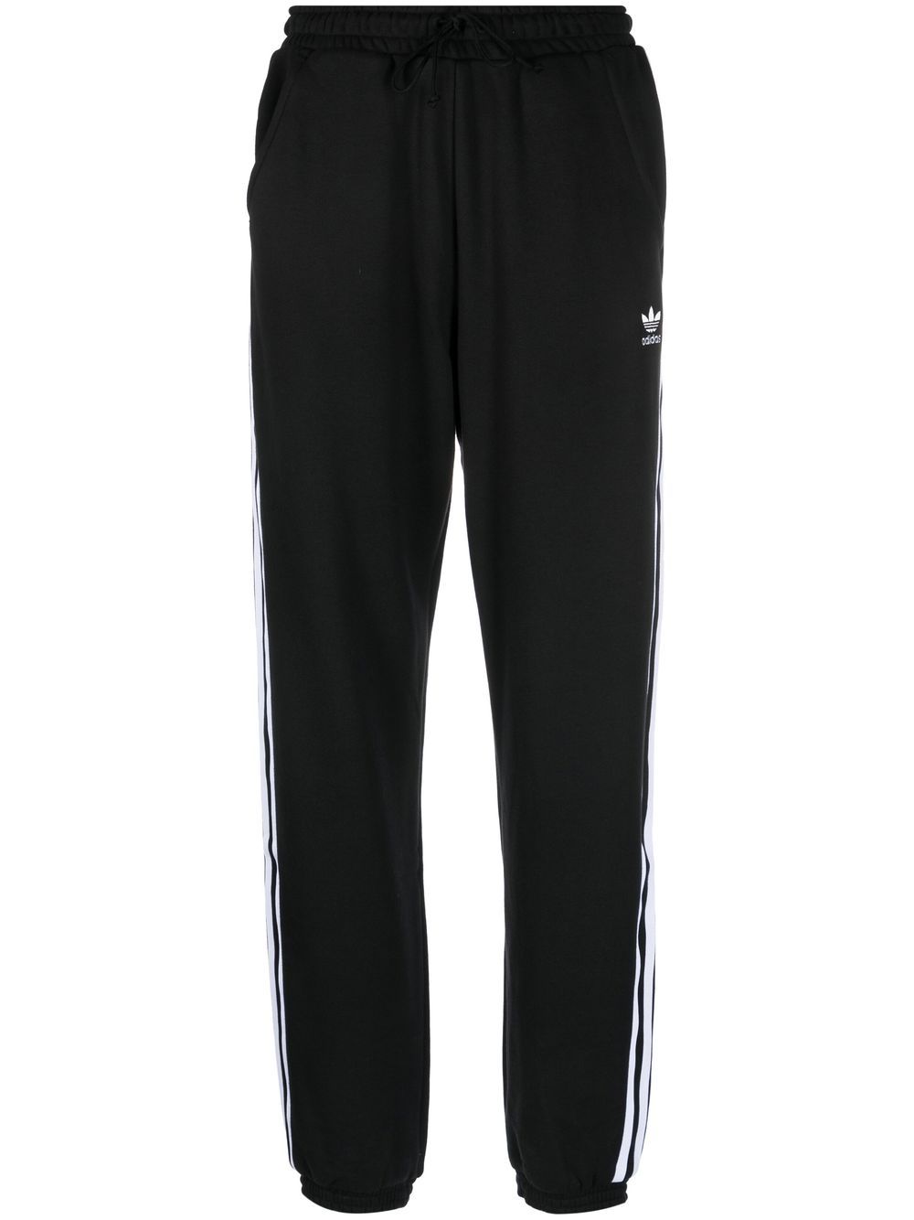 adidas embroidered-logo detail track pants - Black von adidas