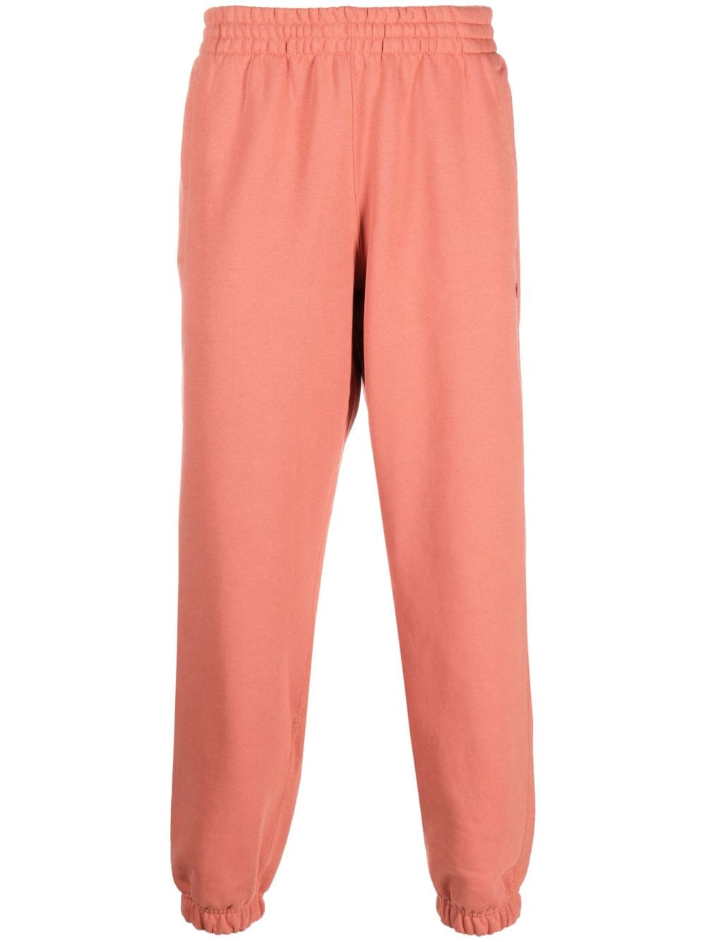 adidas logo-patch elasticated track pants - Orange von adidas