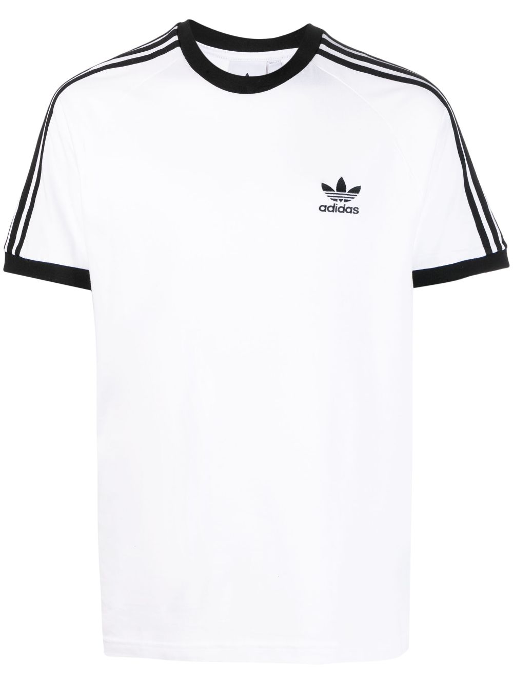 adidas logo-print cotton T-shirt - White von adidas