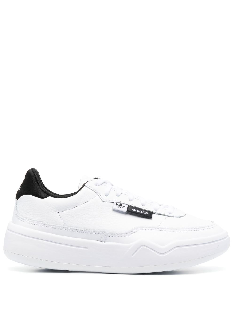 adidas low-top chunky leather sneakers - White von adidas