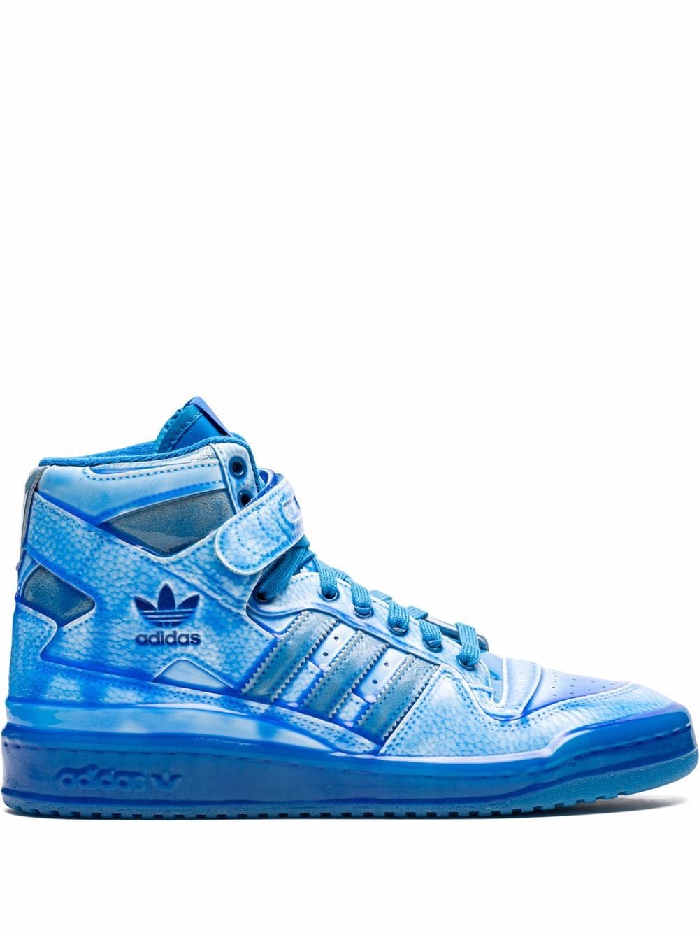 adidas x Jeremy Scott Forum high-top "Dipped Blue" sneakers von adidas