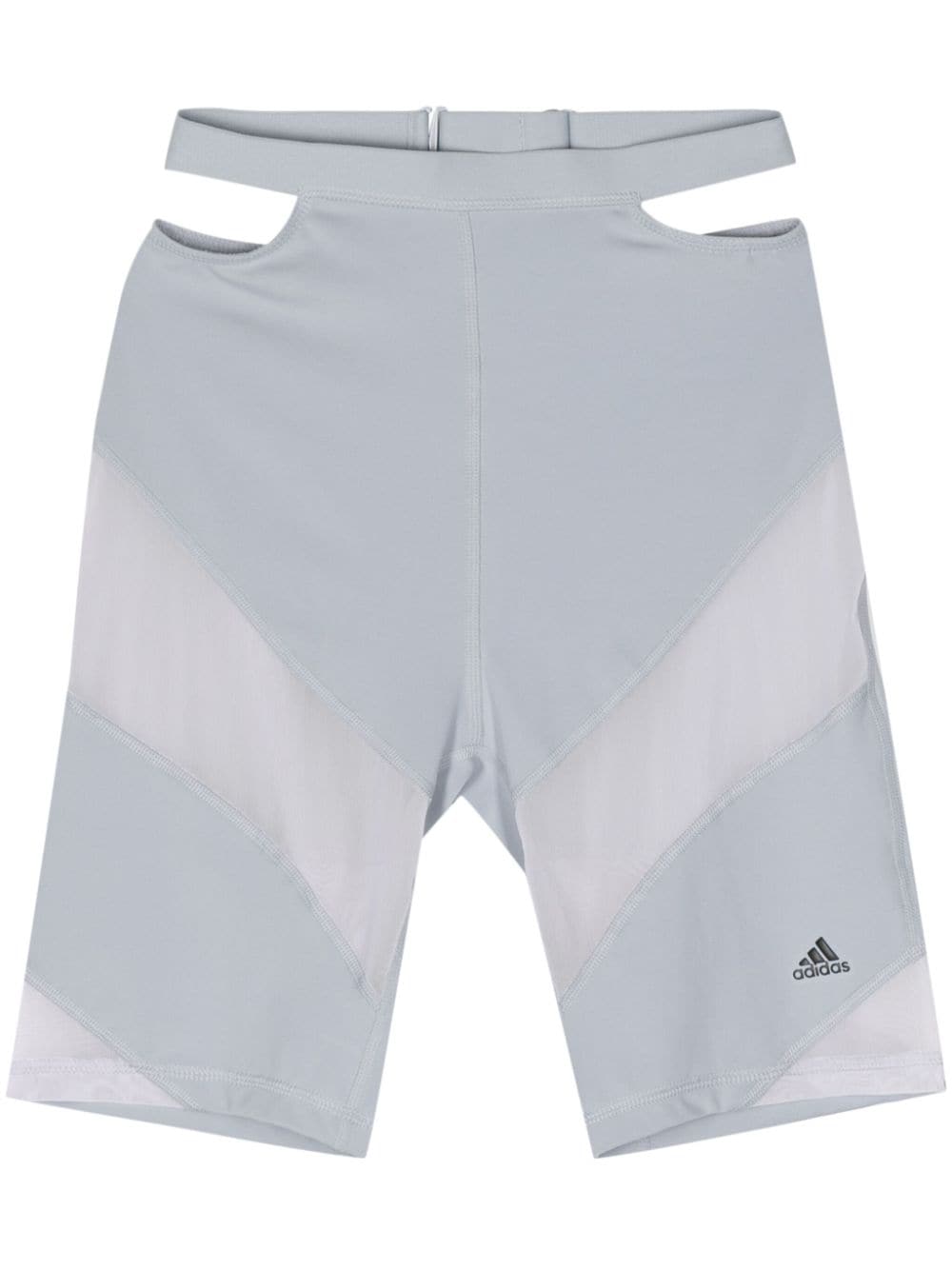 adidas x Rui Zhou cut-out cycling shorts - Grey von adidas