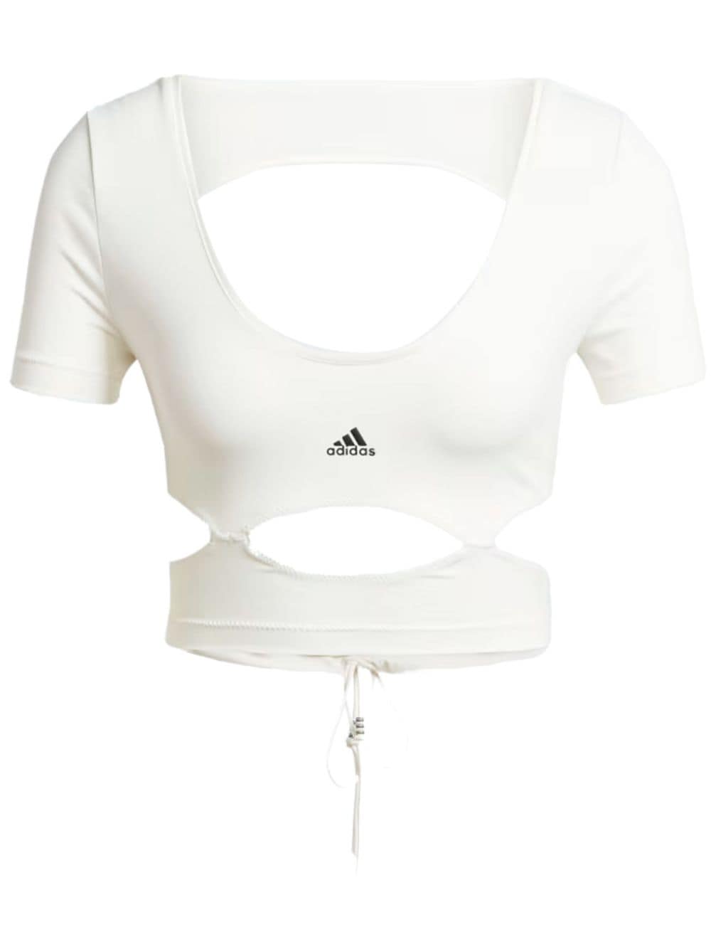 adidas x Rui Zhou cut-out performance T-shirt - White von adidas