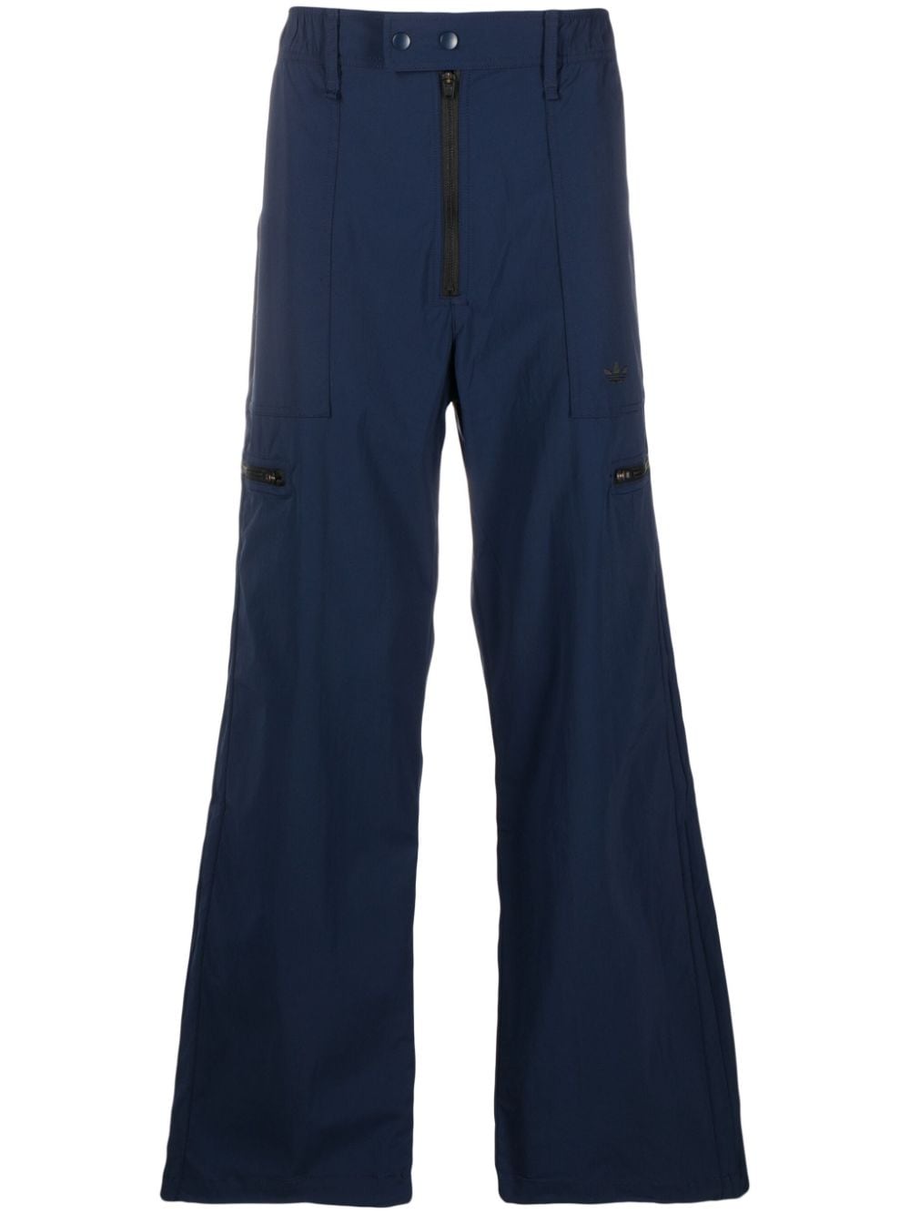 adidas x Wales Bonner embroidered logo cargo trousers - Blue von adidas