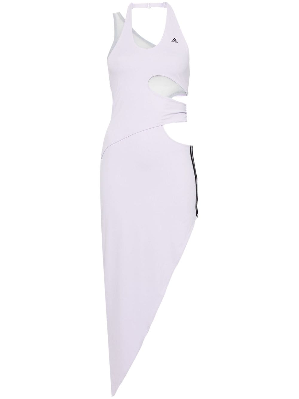 adidas xRui Zhou asymmetric dress - Purple von adidas