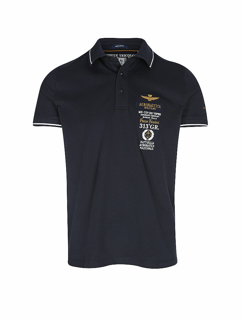 AERONAUTICA MILITARE Poloshirt dunkelblau | L AERONAUTICA MILITARE Poloshirt dunkelblau | L von aeronautica militare