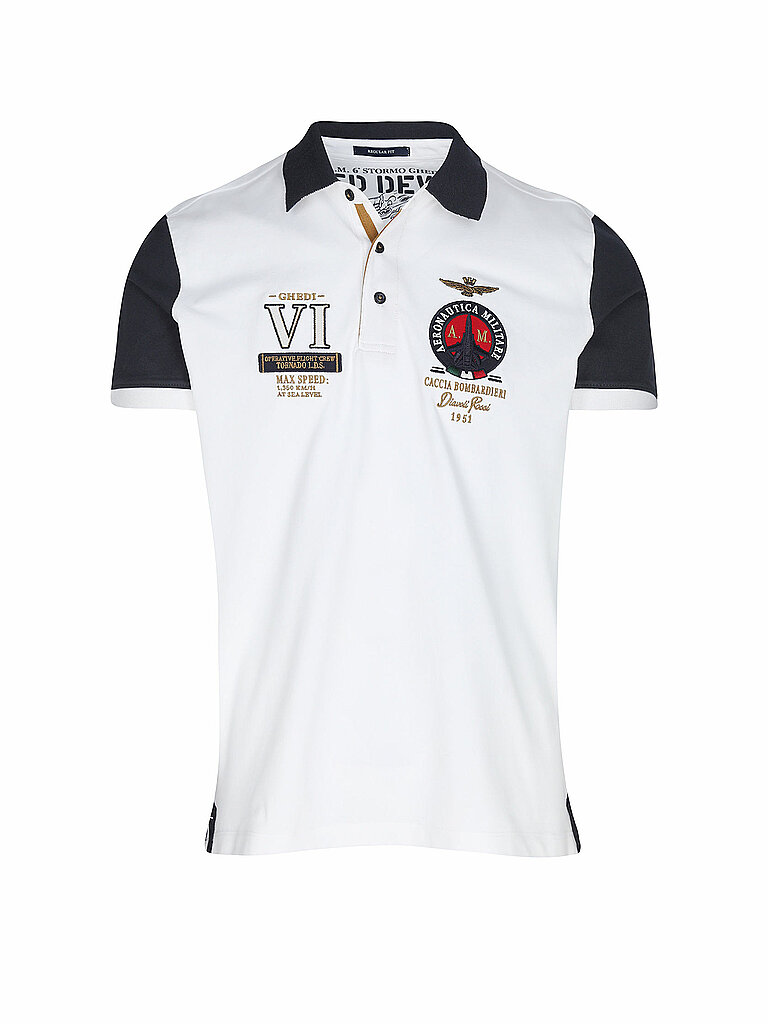AERONAUTICA MILITARE Poloshirt weiss | XL AERONAUTICA MILITARE Poloshirt weiss | XL von aeronautica militare