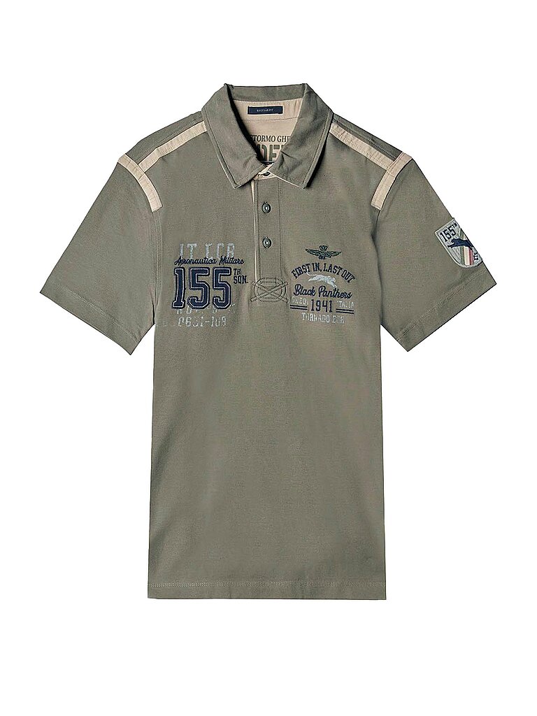 AERONAUTICA MILITARE Poloshirt olive | M AERONAUTICA MILITARE Poloshirt olive | M von aeronautica militare