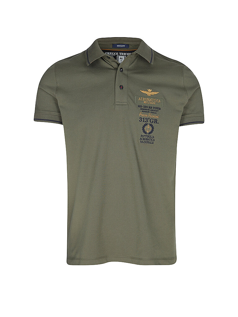 AERONAUTICA MILITARE Poloshirt olive | M AERONAUTICA MILITARE Poloshirt olive | M von aeronautica militare