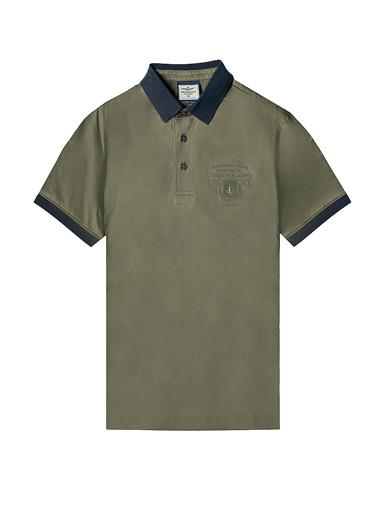 AERONAUTICA MILITARE Poloshirt olive | XXXL AERONAUTICA MILITARE Poloshirt olive | XXXL von aeronautica militare