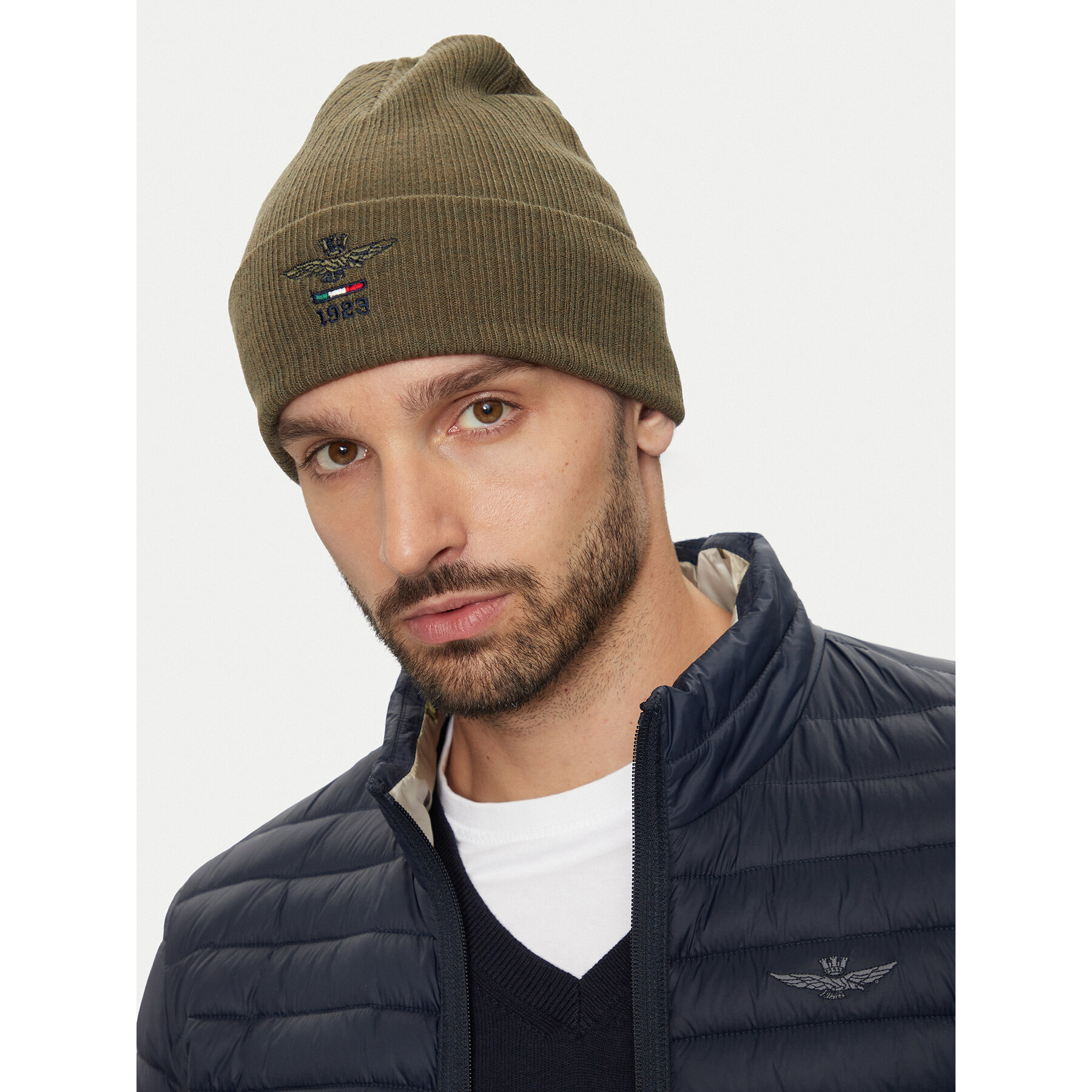 Mütze Aeronautica Militare Cuffia 242CU070L449 Khakifarben Mütze Aeronautica Militare Cuffia 242CU070L449 Khakifarben von aeronautica militare