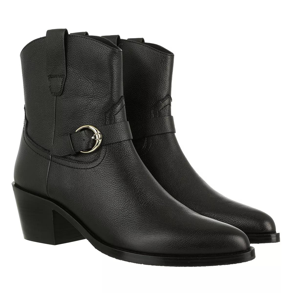 Aigner Boots & Stiefeletten - Western Style Bootie - Gr. 39 (EU) - in Schwarz - für Damen von aigner