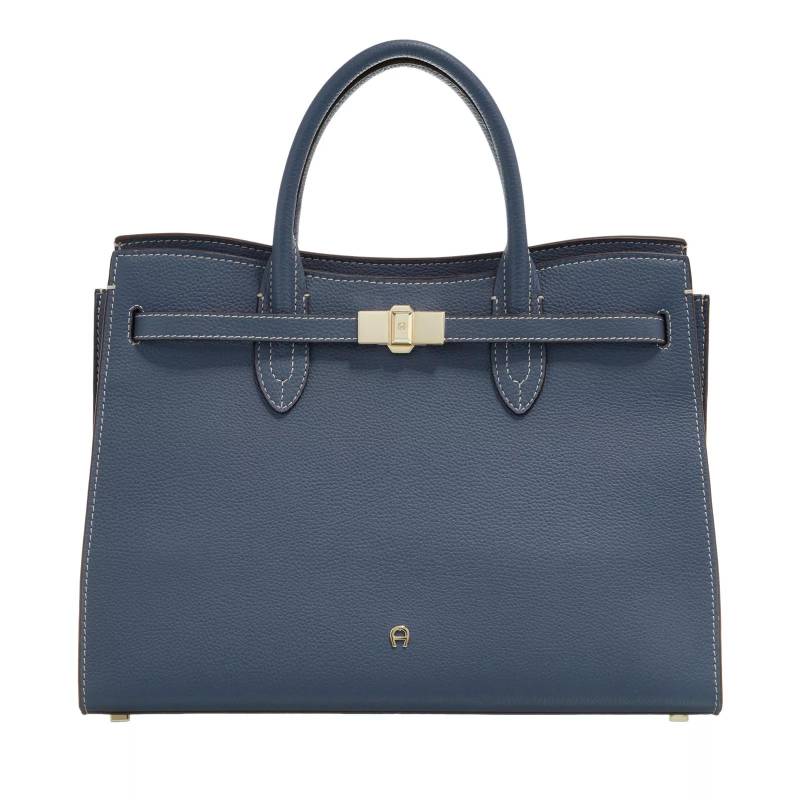 Aigner Henkeltasche - Fara - Gr. unisize - in Blau - für Damen von aigner