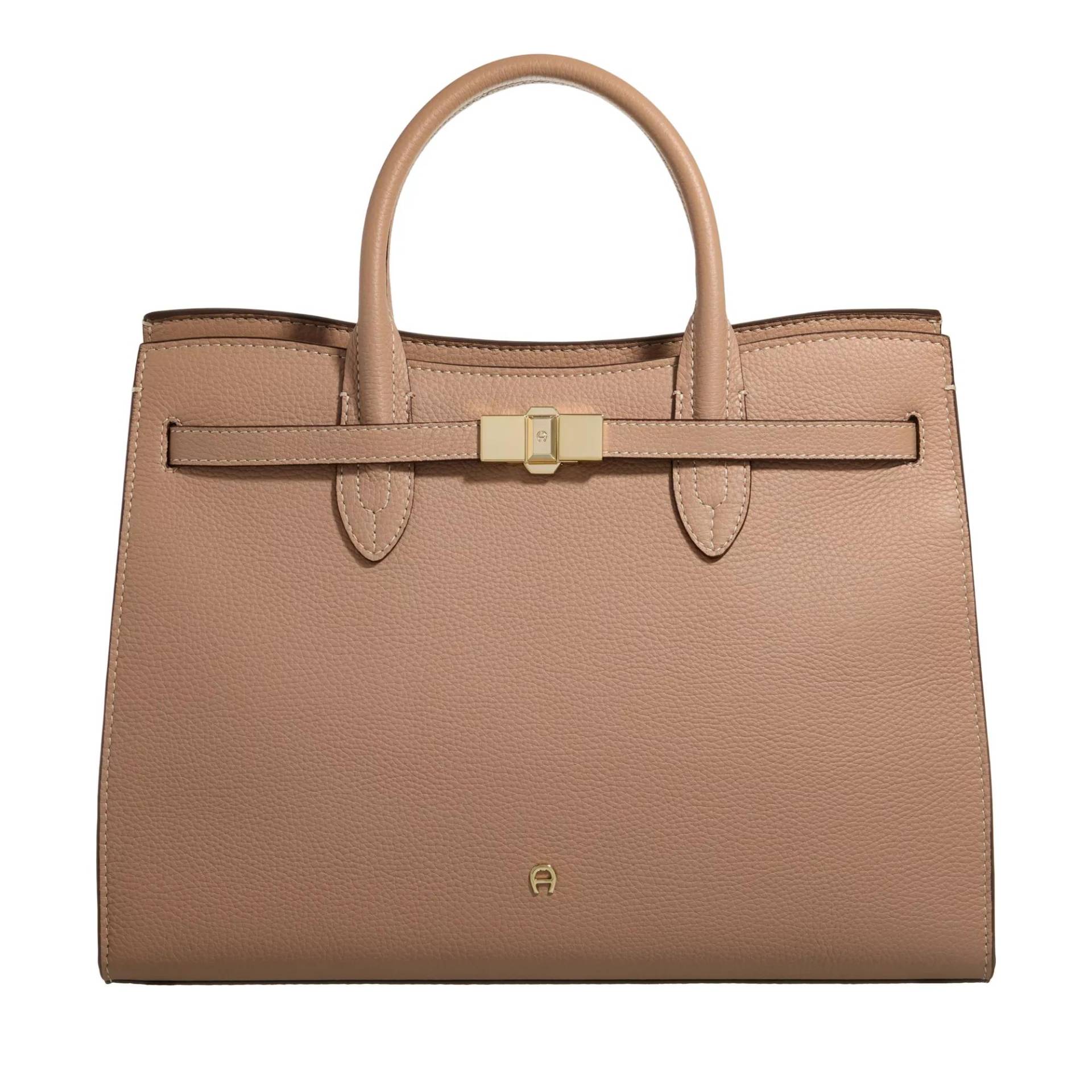 Aigner Henkeltasche - Fara - Gr. unisize - in Taupe - für Damen von aigner