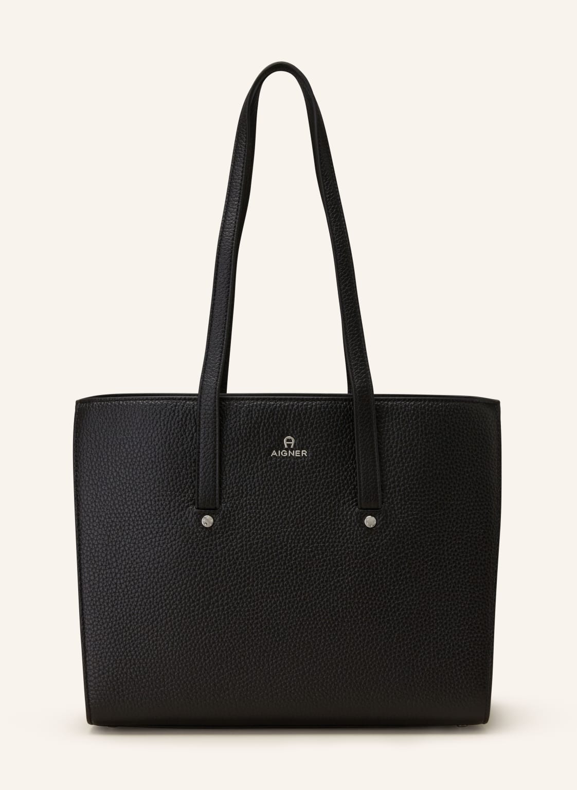 Aigner Shopper Ivy Stud Mit Pouch schwarz von aigner