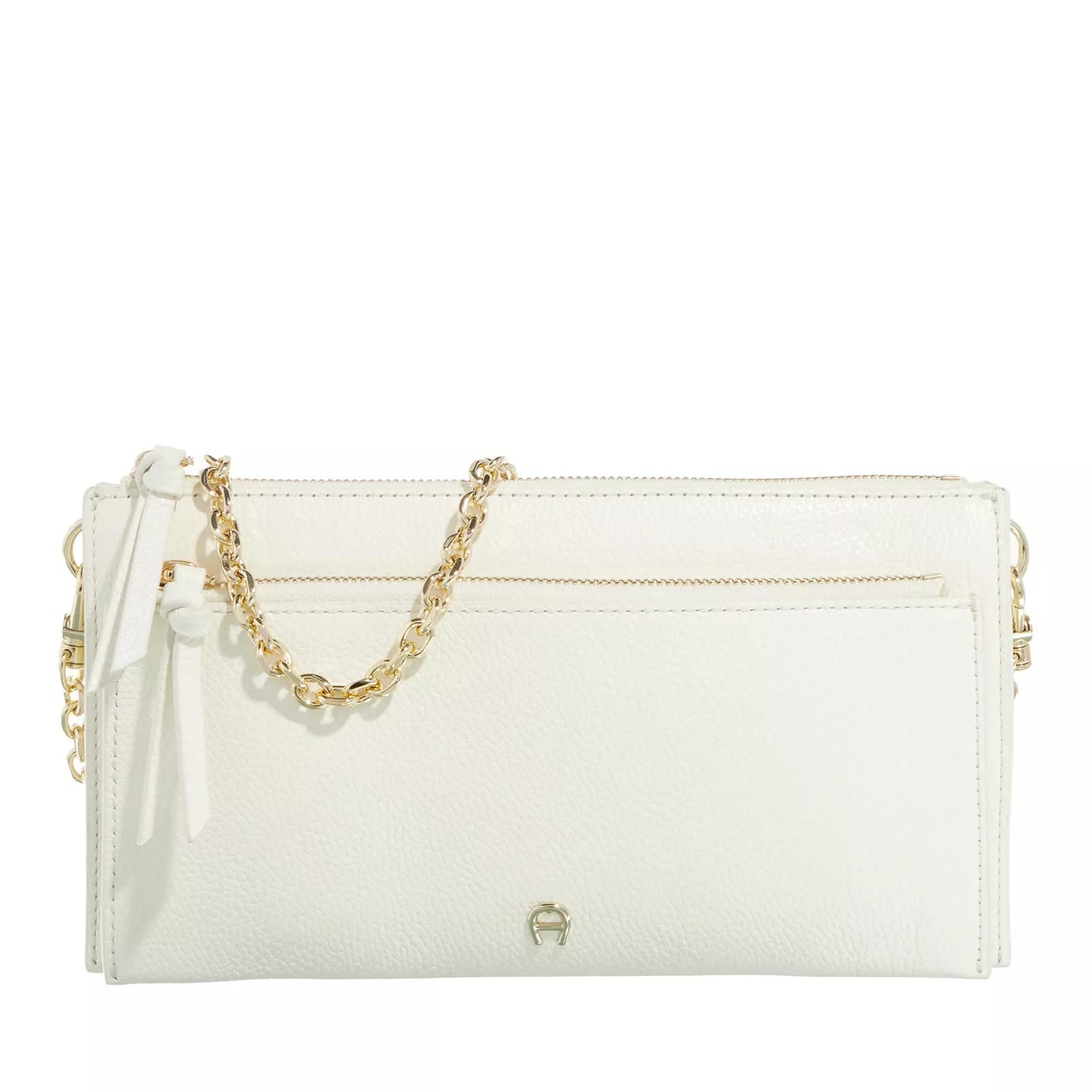 Aigner Umhängetasche - Isa - Gr. unisize - in Creme - für Damen von aigner