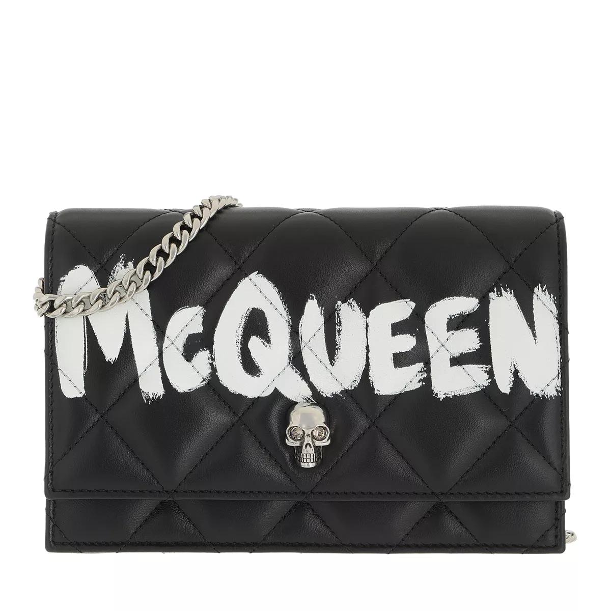 Alexander McQueen Umhängetasche - Small Skull Crossbody Bag - Gr. unisize - in Schwarz - für Damen von alexander mcqueen