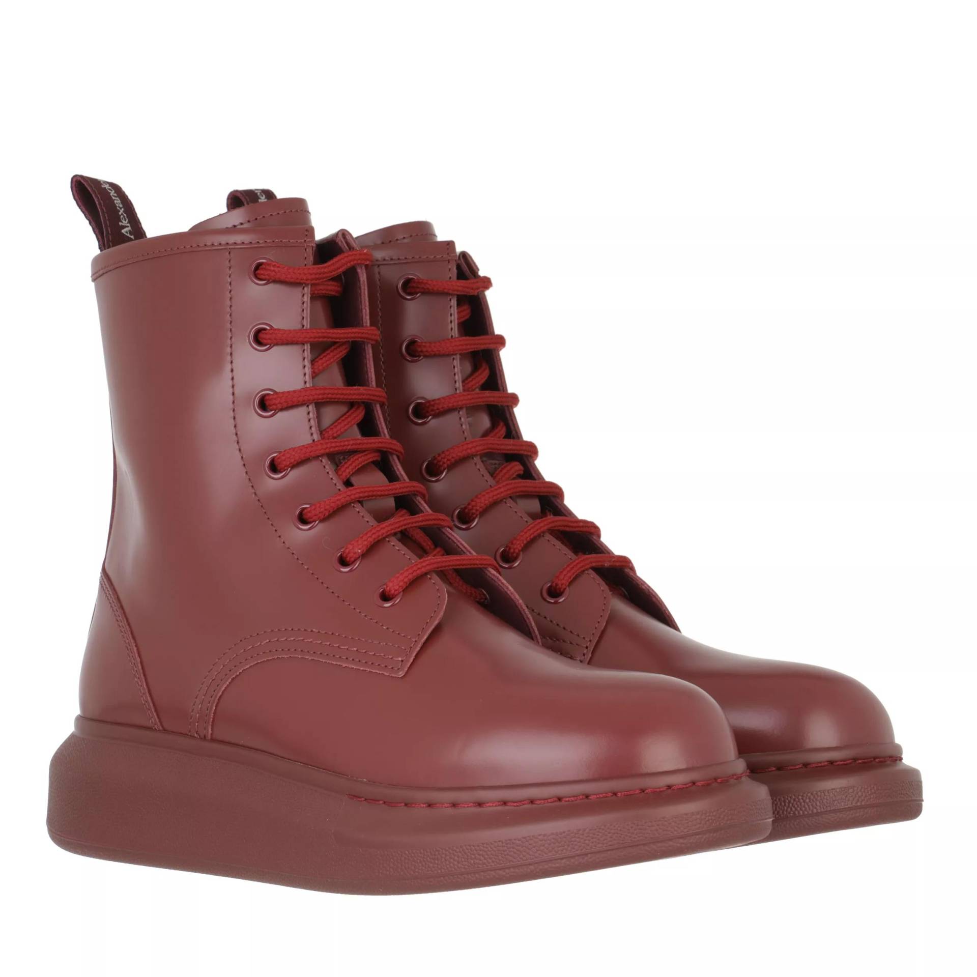 Alexander McQueen Boots & Stiefeletten - Hybrid Boots - Gr. 36 (EU) - in Rot - für Damen von alexander mcqueen