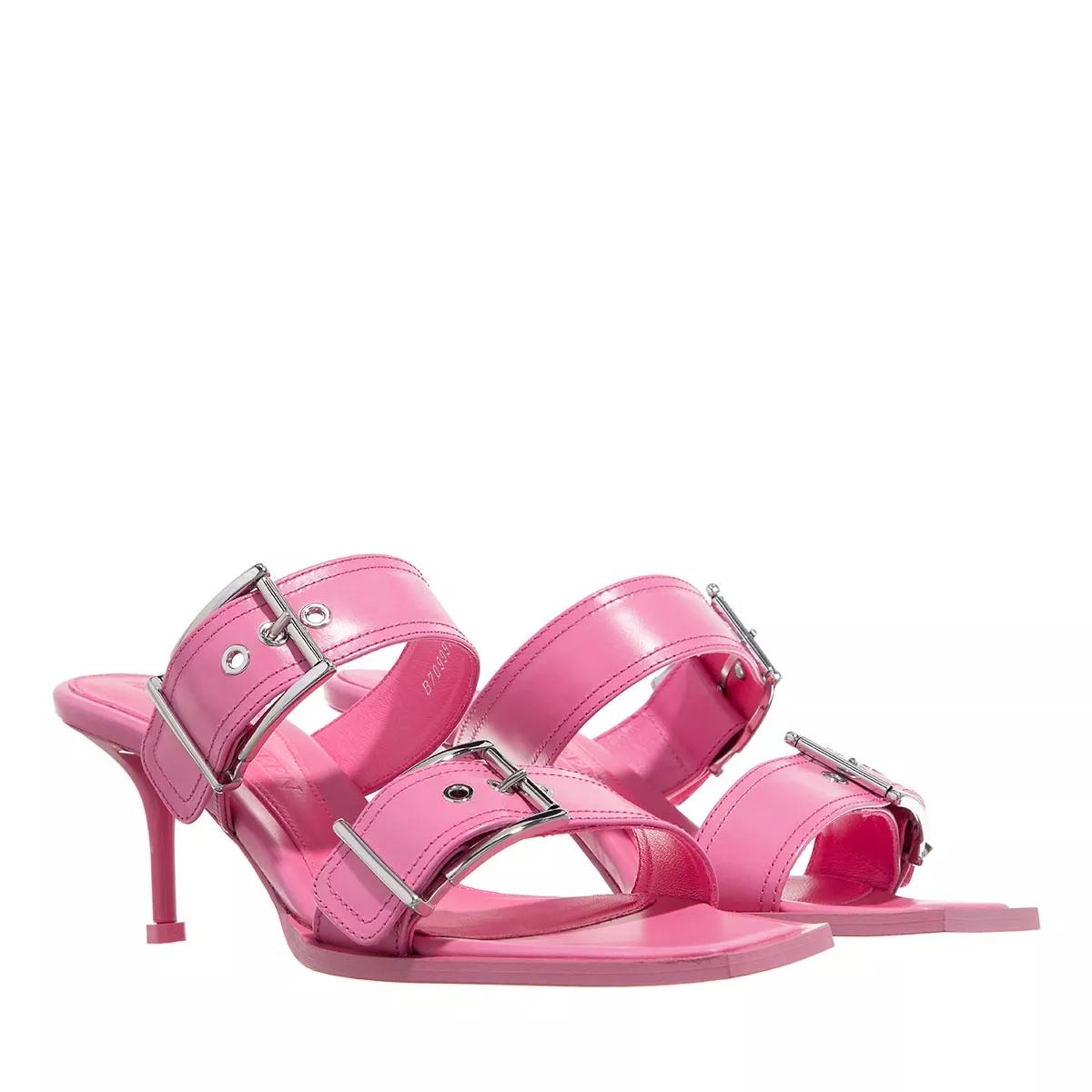 Alexander McQueen Sandalen - Leather Sandal - Gr. 36 (EU) - in Rosa - für Damen von alexander mcqueen