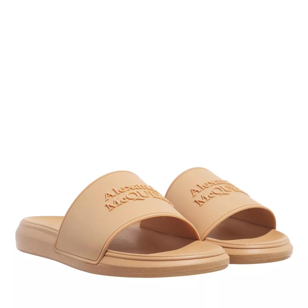 Alexander McQueen Sandalen - Slide Sandals - Gr. 39 (EU) - in Beige - für Damen von alexander mcqueen