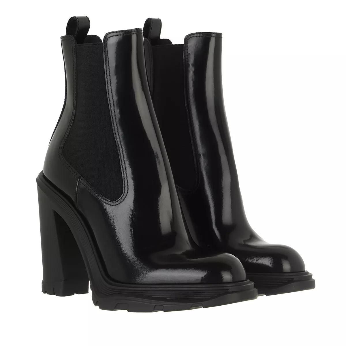 Alexander McQueen Boots & Stiefeletten - Tread Heeled Chelsea Boot - Gr. 37,5 (EU) - in Schwarz - für Damen von alexander mcqueen