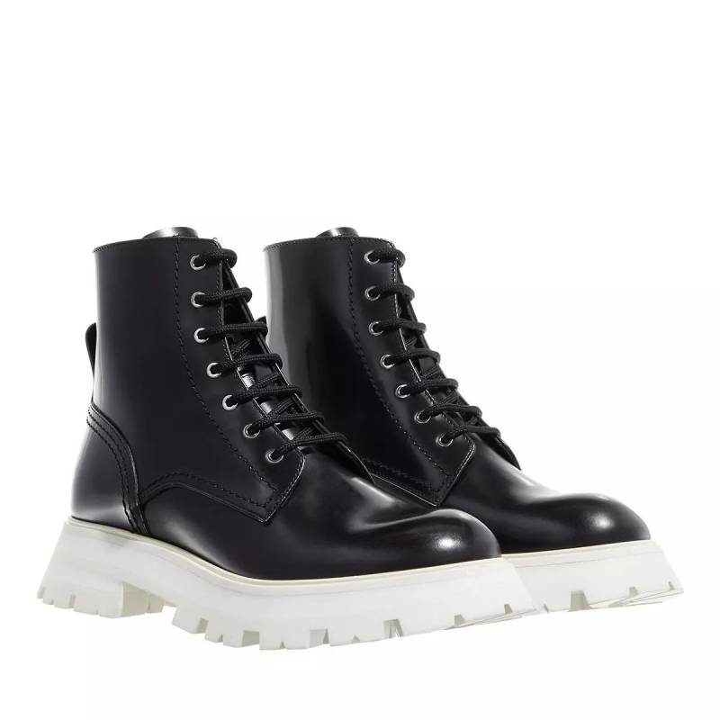 Alexander McQueen Boots & Stiefeletten - Boots Leather - Gr. 40 (EU) - in Schwarz - für Damen von alexander mcqueen