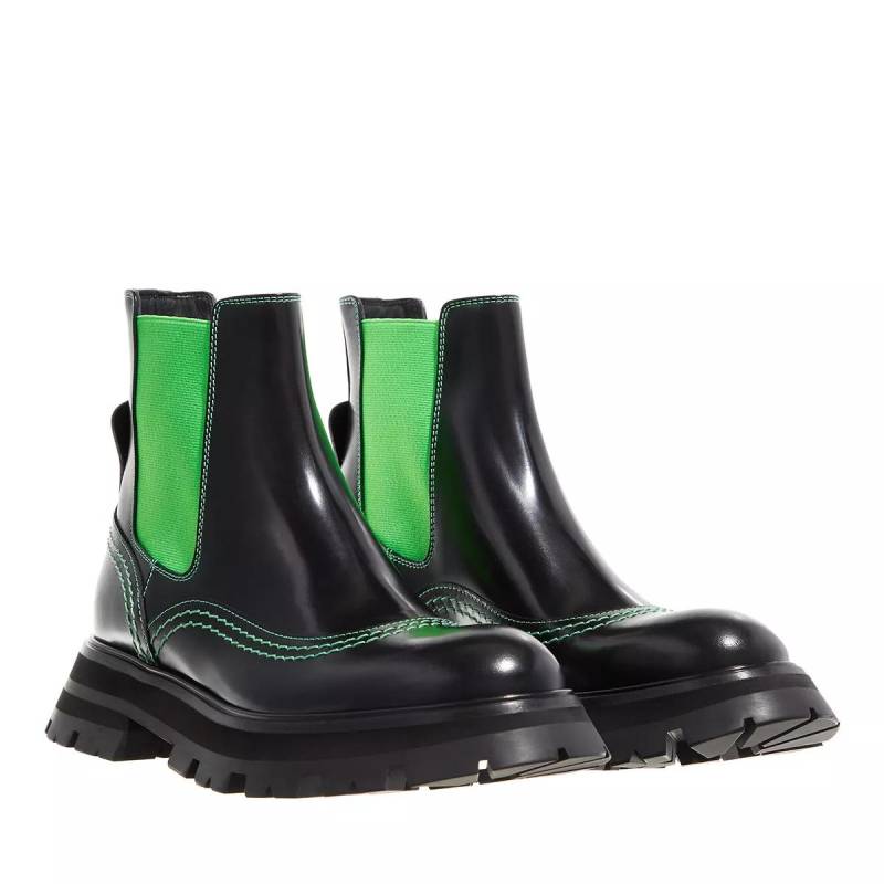 Alexander McQueen Boots & Stiefeletten - Boots Leather - Gr. 37 (EU) - in Grün - für Damen von alexander mcqueen