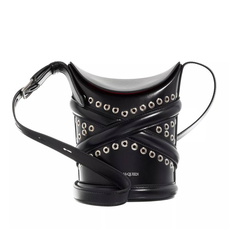 Alexander McQueen Schultertasche - The Curve Small Bucket Bag - Gr. unisize - in Schwarz - für Damen von alexander mcqueen